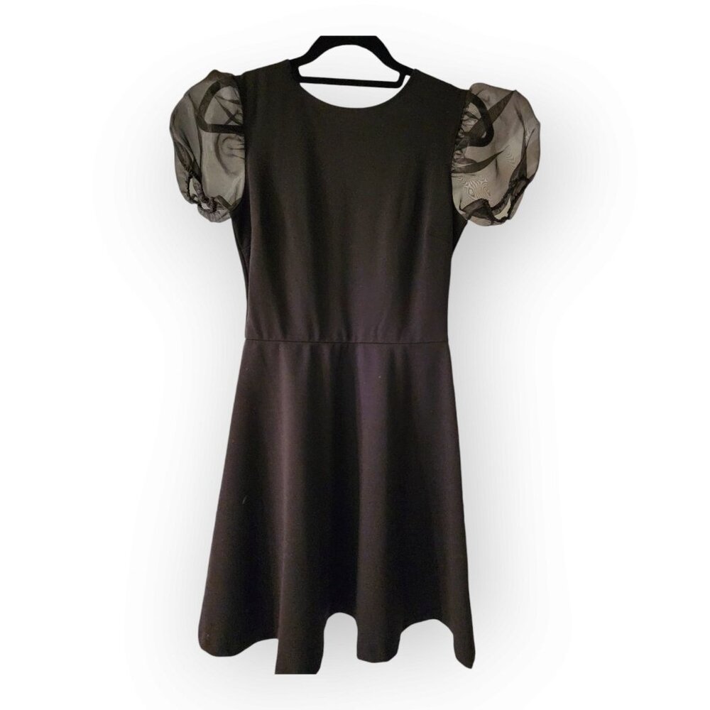 Little Black Dress Puff Sleeves